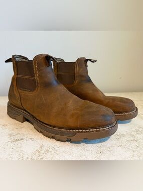 Georgia Boot Men’s 6” Chelsea Work Boots, Size 10.5W